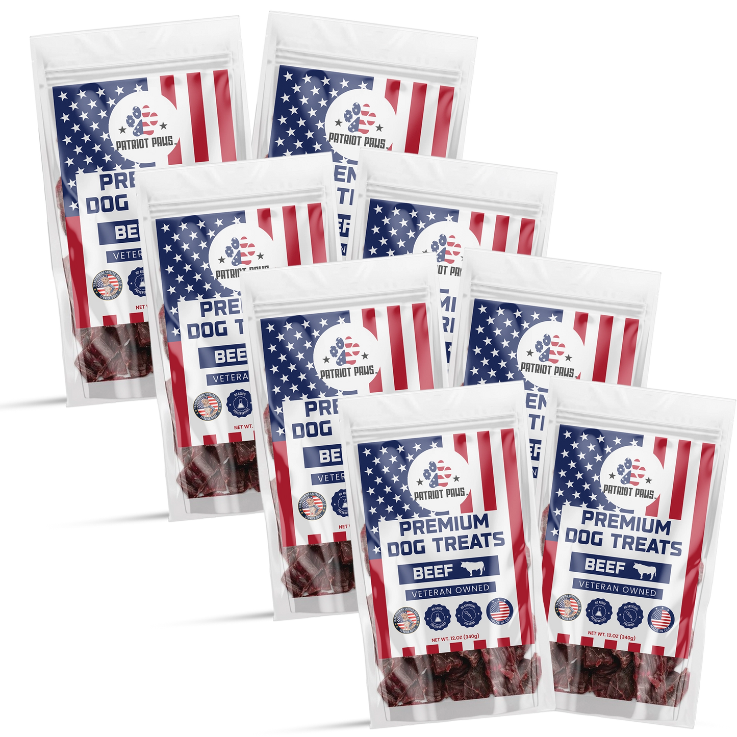 Patriot Paws 100% All Beef Human Grade Dog Treats