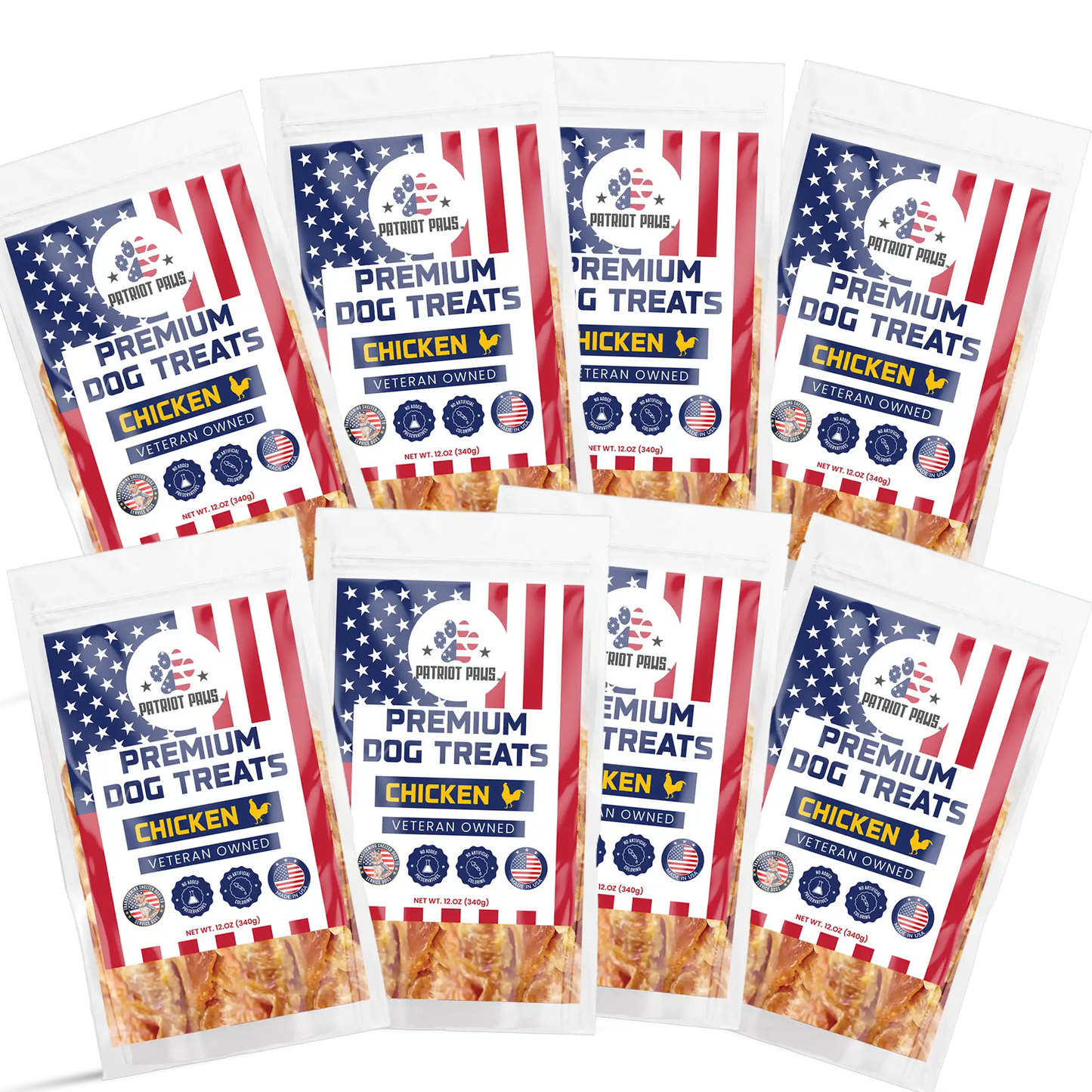 Patriot Paws 100% All Chicken Human Grade Dog Treats